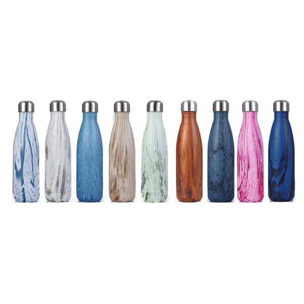 Insulated Stainless Steel Water Bottle , Cola Shape Vacuum Sport Bottle
