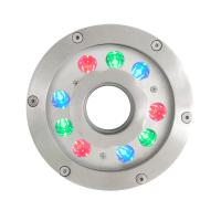 Lumière de piscine à LED RGB 18W DMX Contrôle étanche IP68