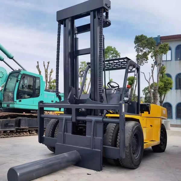 Farms 16 Ton Diesel Used Forklift Komatsu with 4m Lifting Height and Fork Width 150m