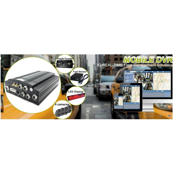 автомобиль DVR канала жесткого диска 4 1TB SATA, 3G H.264 DVR для кораблей