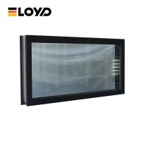 Pour l' impact de l' ouragan, résistant au vent, fenêtre fixe, aluminium, anthracite, gris pour appartement