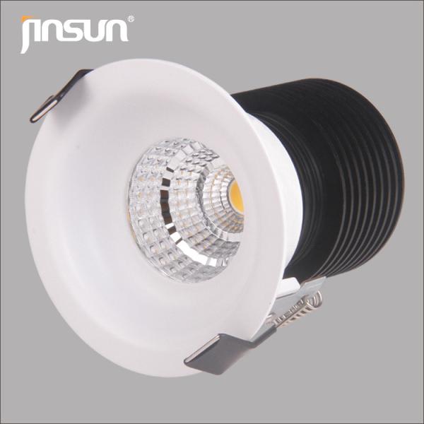 COB Fixed LED Downlight 3w 15/25/38 degree beam angle 80mm cutout