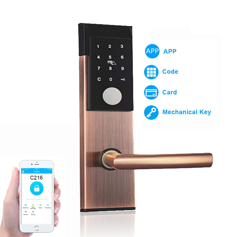 4 замка Deadbolt TT умных замка квартиры путей умных