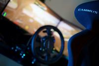 El pedal Simul puso el movimiento completo Esports que competía con la plataforma de la PC del simulador