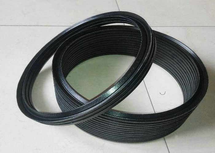 NBR FKM PTFE Material Hydraulic Vee Packing Seal for High Pressure 40 MPa and Temperature Range -35 to +200°C