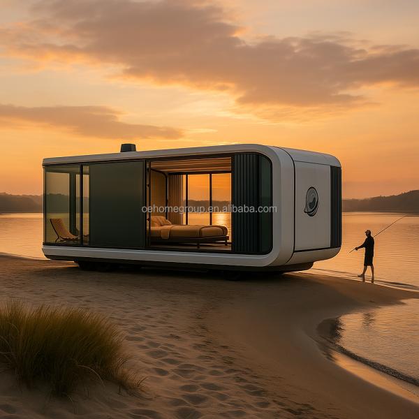 Prefab House Luxury Hotel Modular Villa 2 Bedroom Prefab Homes Prefabricated Building Space Capsule Prefabricated Cabins