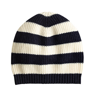 WOMEN FASHION KNITTED STRIPE BEANIE