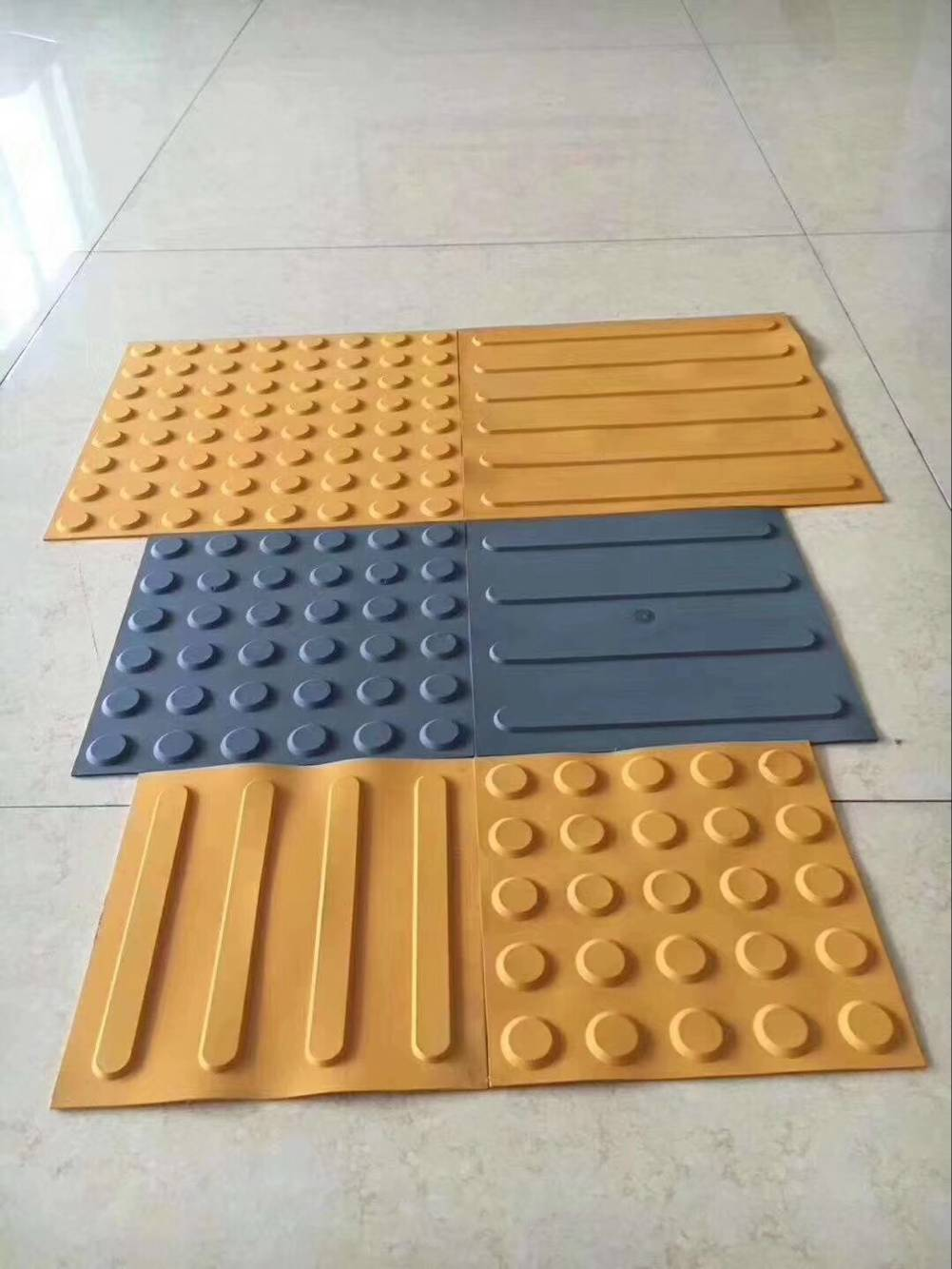PVC Tactile Rubber Mat with Blind Guidance for High Visibility and Safety