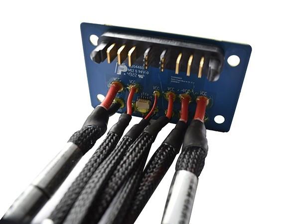 300V 600mm PET Woven Mesh Cabling Harness For Power Transfer Board Cabling Harness