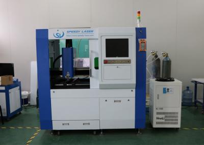 Máquina de corte pequena do laser da fibra da elevada precisão tamanho 1000W da tabela do CNC de 600 * de 600mm
