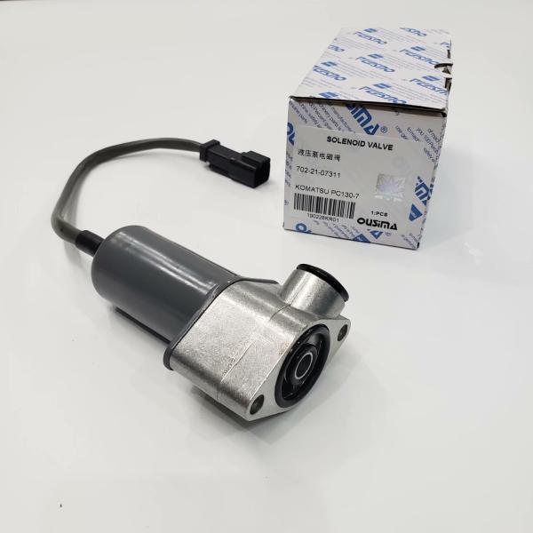 Válvula de solenoide principal 702-21-07311 da bomba da bomba hidráulica de OUSIMA para a máquina escavadora de KOMATSU PC130-7