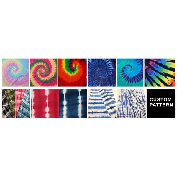 Customized high quality cotton short sleeve o neck street hand dyed Rainbow t shirt