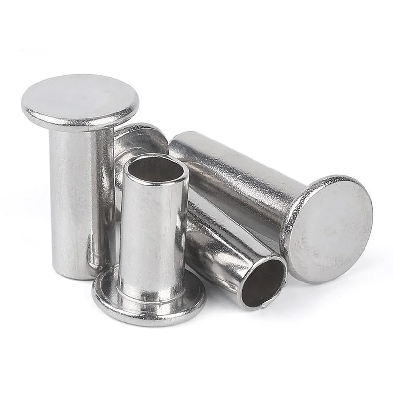 Stainless Steel Flat Head Half Rivet DIN 6792 Cold Forging