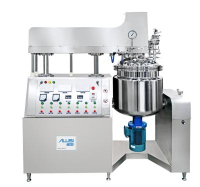 75 Kw Cosmetic Lotion Homogenizer 220V Vacuum Emulsifier Mixer