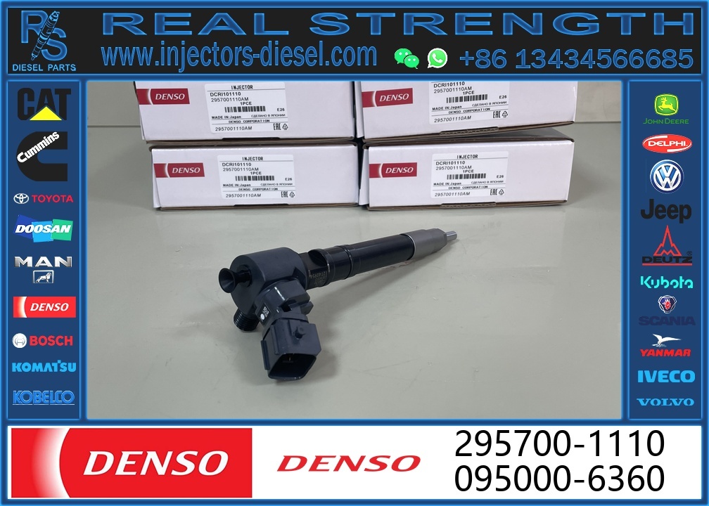 295700-1110 2957001110 Common Rail Diesel Fuel Injector 23670-0E070 236700E070 for 2GD-FTV 2GD 2.4L Engine