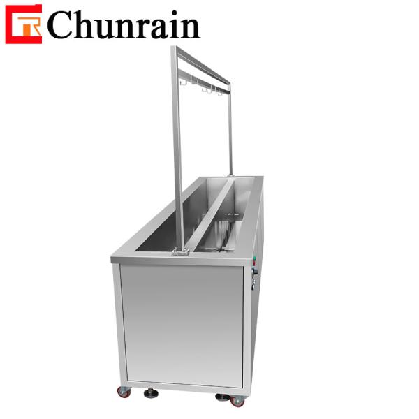 Máquina de limpeza à janela de cortina suja Lâmina de metal Industrial 264L