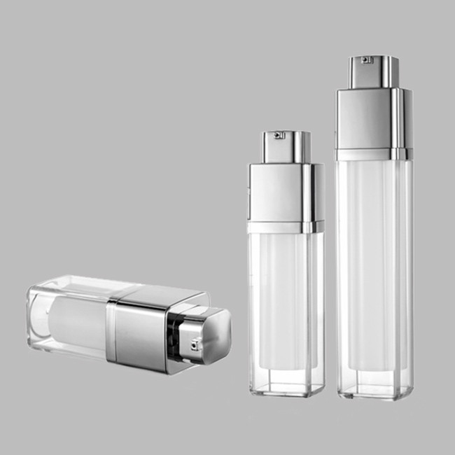 Пустой безвоздушный извив 15ml 30ml 50ml бутылки насоса