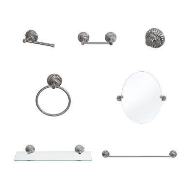 Space Saving Wall Mounted Accessories 6 Pieces For Bathroom Organization