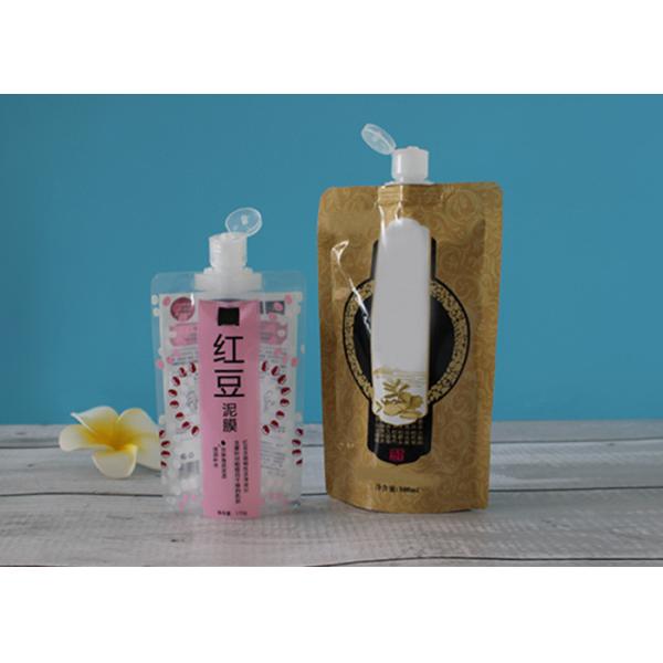 Juice Milk Packaging 8.6m m se levanta bolsos líquidos del canalón