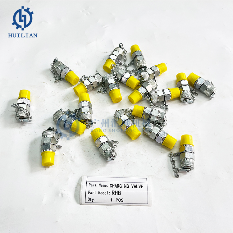 Hanwoo RHB309 RHB313 RHB320 RHB321 Hydraulic Breaker Charging Valve N2 Nitrogen Gas Use Hydraulic Rock Hammer Spare Part Charging Valve