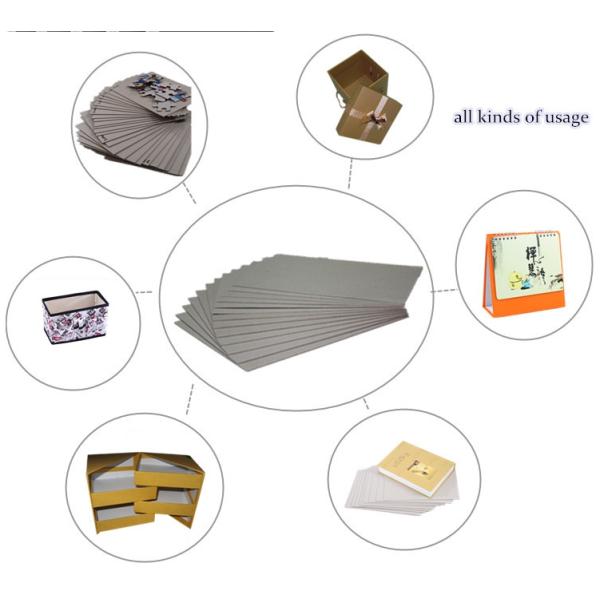 Высокая бумага доски соломы серого цвета доски крышки Стифинесс трудная/2.5мм