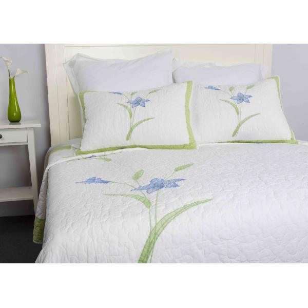 Freestyle Queen Size Bedspreads ,3pcs Embroidery Patchwork Quilt Bedspread