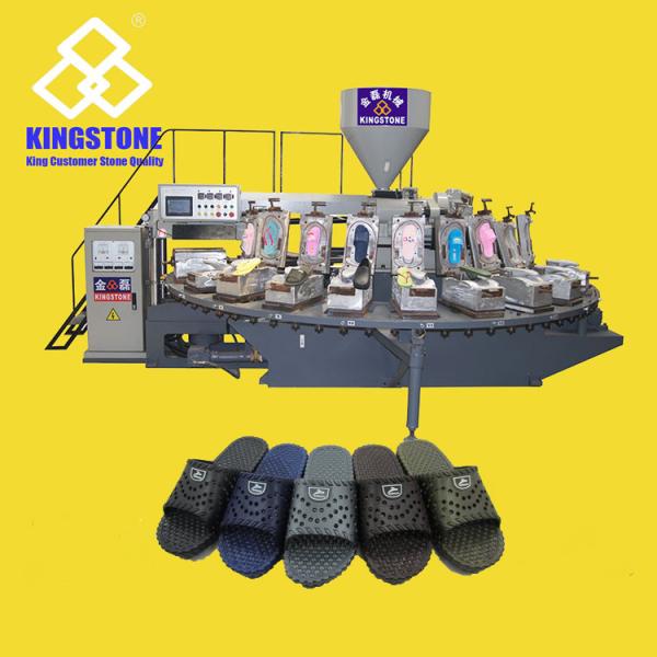 PVC Air Blowing Slippers Footwear Making Machine Injection 24 Stations
