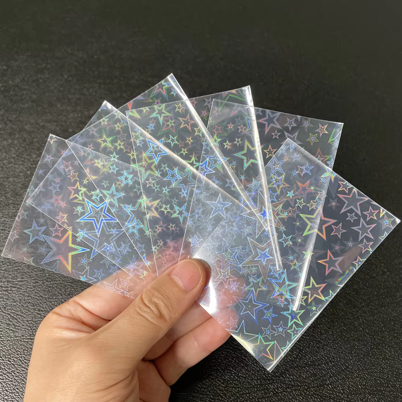 Waterproof Scratch-Resistant Card Sleeves Eco-Friendly Biodegradable Material for Game Card Protection Packaging Printing