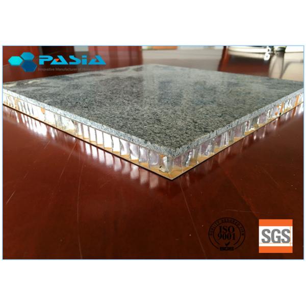 Granite Honeycomb Stone Panels / Thin Granite Panels Hammer Bushing Surface