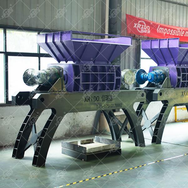 Xrido Double Shaft Waste Plastic Shredder 300-22000 Kg/hour Capacity