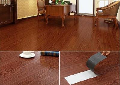 Walnut Wood 6inchX36inchX1.8mm Self Stick Vinyl Plank Flooring