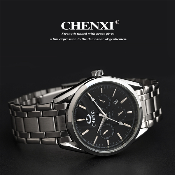 C006B Global Trade Wholesale Price Cheap Wristwatches Stainless Steel Watch Quartz Watches