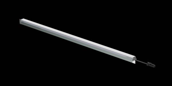 A260A.V1 Glass Shelf Light, Aluminum + PC, 150-2000(L)x8.5(W)x11mm(H), Ra>90, DC12V/24V, 3000/4000/6000K, 7.5W/M, SMD2219/150PCS/M
