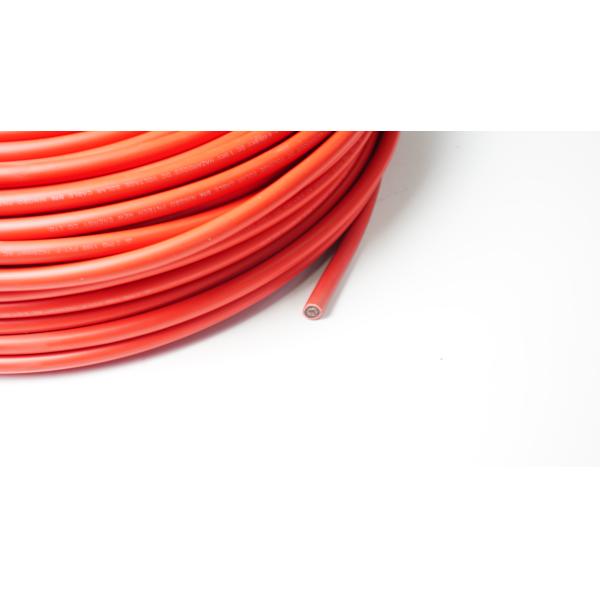 Cabo solar fotovoltaico 25mm2 de H1z2z2-K/PV1-F, TUV 2 Pfg 1169/08.2007, 0.6/1kv