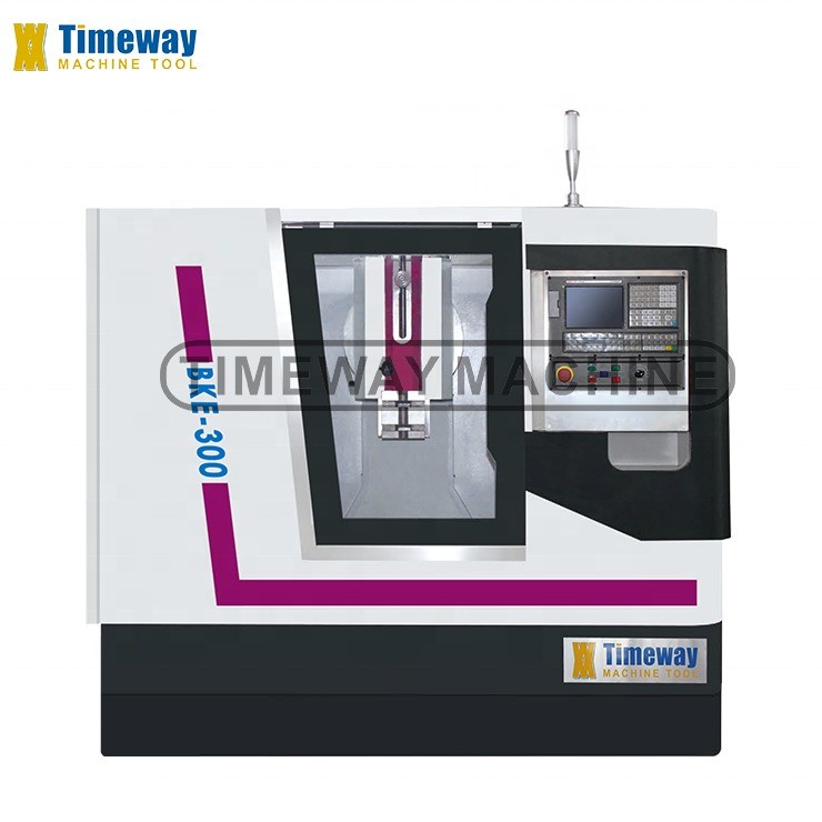 Small Type CNC Vertical Slotting Machine 460*320mm Worktable Travel KND1000M Control