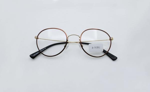 Metal Frame Round Eyeglasses Retro Metal Clear Lens Glasses Unisex eyewear Black Gold Silver Colors