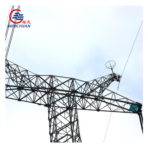 138kv Electric Transmission Tower Galvanized Hot Dip Self Supporting For Electric