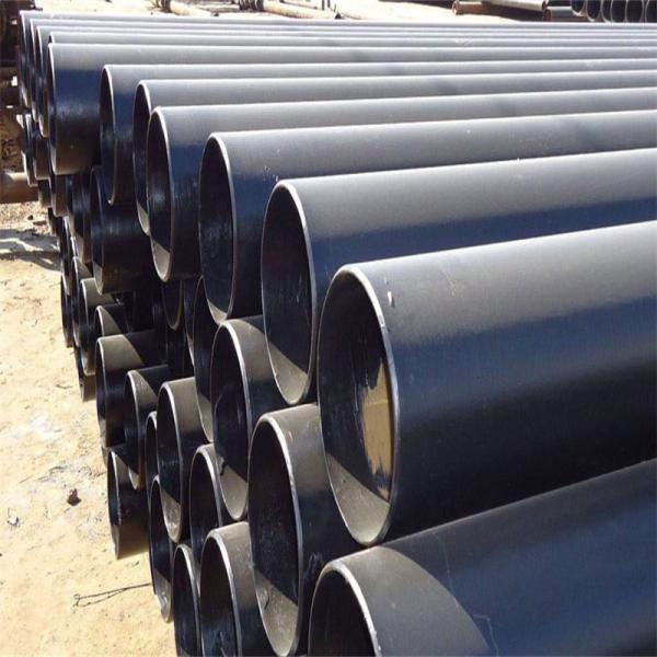 Tubo de aço inoxidável de parede fina de 1,5 mm 12 m de comprimento 3 polegadas OD Q345B tubo de aço carbono preto