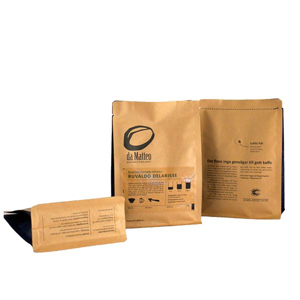 Print colored aluminum foil lined aluminium foil paper pouch for kebab food bag
