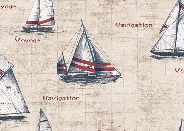 New Welcome Boat Design Interior PVC  Contemporary Wall Coverings Natural Plant Fibers 3D For Children Room