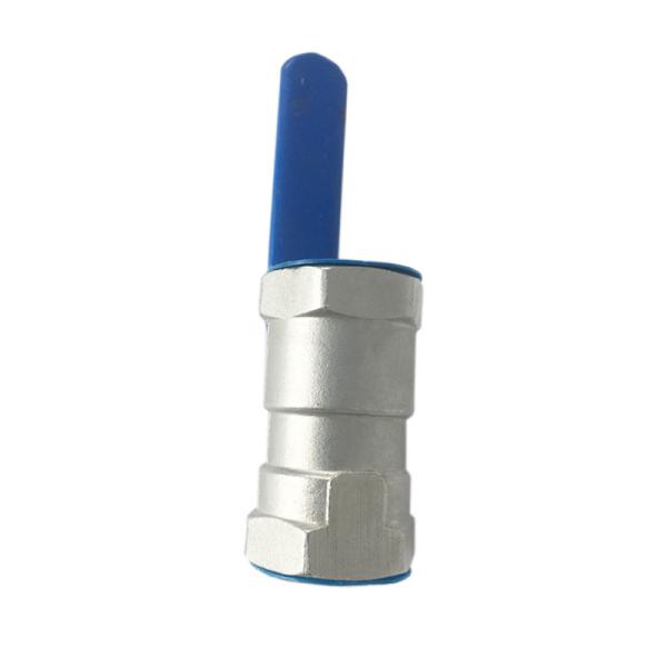 BSPT NPT Thread SS316 304 PN16 Stainless Steel one pc Valves With Lock
