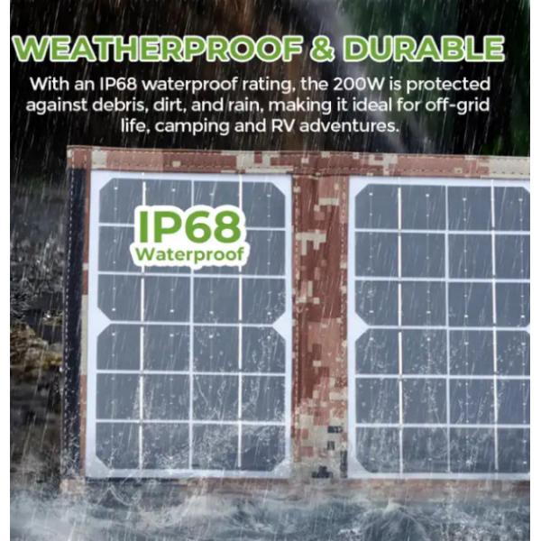 Мини наружные складываемые солнечные панели для кемпинга на улице