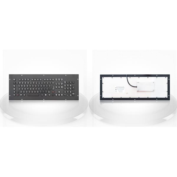 Rugged Industrial Stainless Steel Keyboard 108 Keys For Outdoor