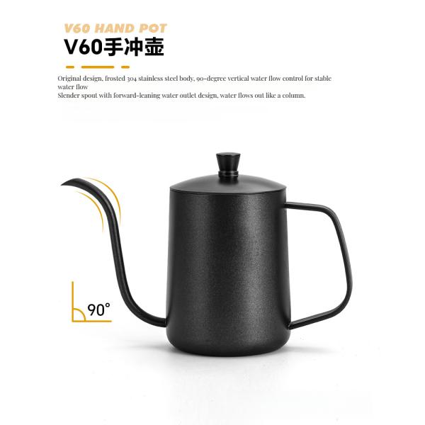 Stainless Steel Manual Drip Coffee Maker Set for Outdoor Includes Grinder and Waterproof Pot