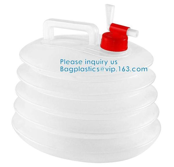 Portable Water Storage Jug, Water Carrier, Foldable Canteen, Outdoors BBQ Camping Hiking