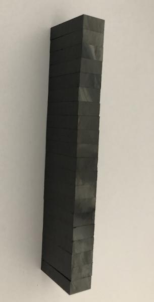 C10 Grade Customized Small Bar Block Shape Isotropic Ferrite Magnet