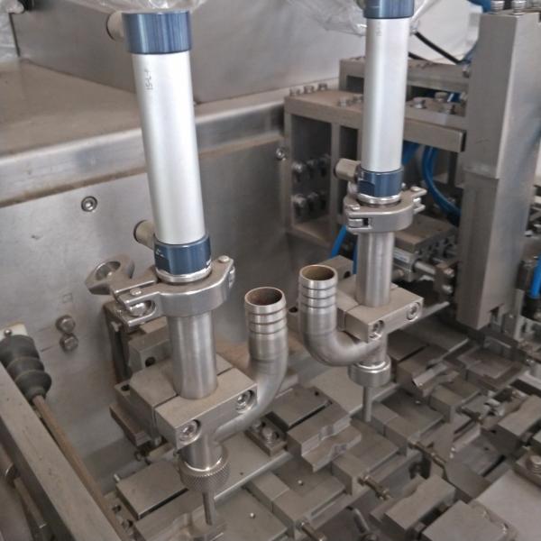 Snack Stand Up Pouch Packing Machine , Laminated Film Stand Pouch Filling Machine