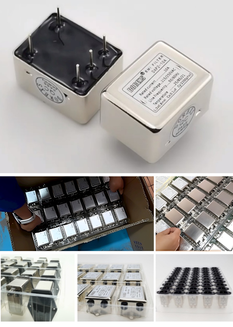 Фильтр питания с низким проходом DAP2 PCB-монтаж однофазный EMI-ЭМК-фильтр питания