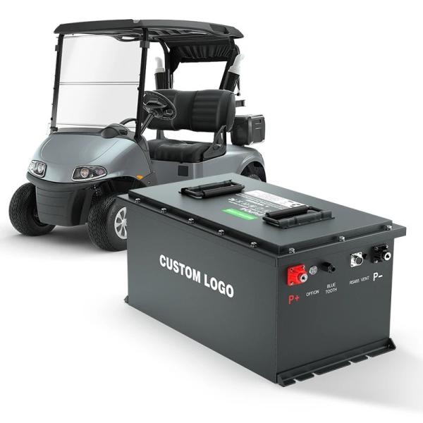 36V 48V 72V 96V 100Ah 200Ah 300Ah LiFePO4 Golf Cart Battery With 150A Continous Discharge