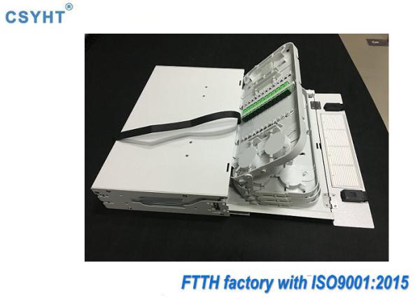 72 Fibers SC Fiber Optic Cable Patch Panel 19'' Rackmount ODF With PLC Splitter